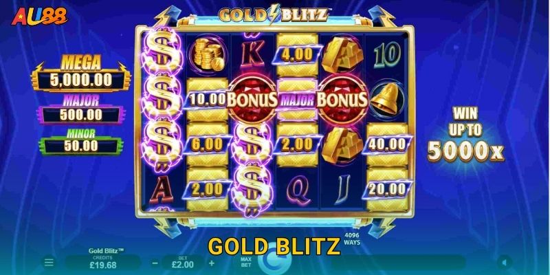 Gold Blitz rực sáng – Săn kho báu vàng tại Au88