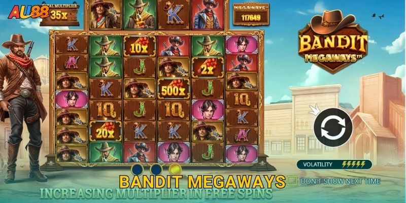 Bandit Megaways gay cấn – Cướp kho báu khổng lồ tại Au88